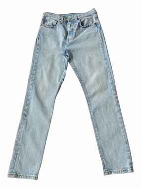 ✅ Levi's Premium Denim High Rise Light Blue Classic 501 style Jeans size 26